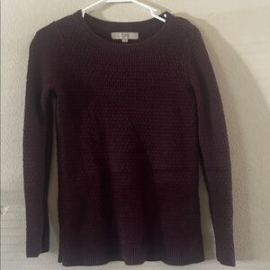 Women's Burgundy Sweater